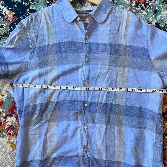 TASSO ELBA ISLAND LINEN BLEND SHIRT SIZE XL - Picture 6 of 7